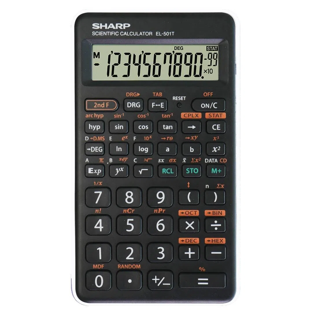 Sharp Calculatrice Scientifique SH-EL501TBWH