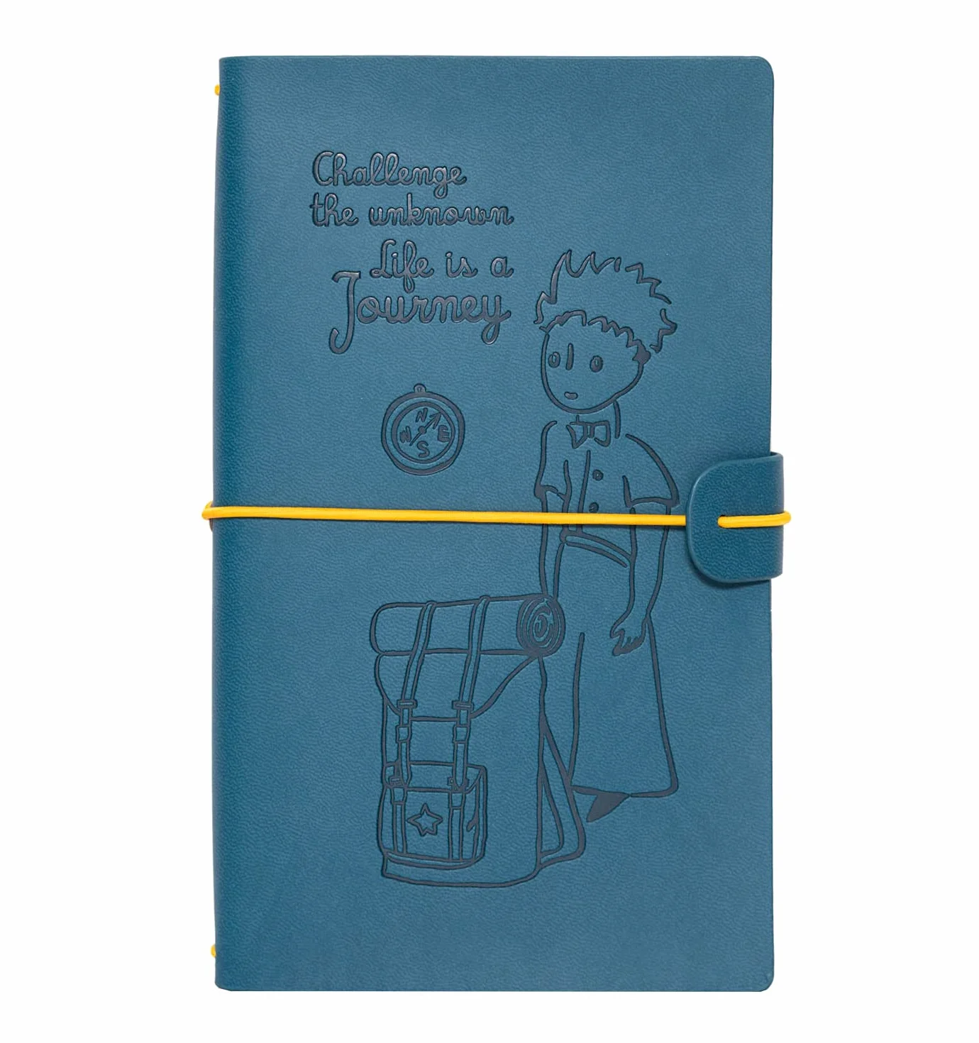 Grupo Erik - Ensemble Carnet de Voyage Le Petit Prince - Carnet de Notes 2 en 1 - Notebook Simili Cuir