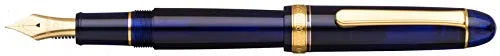 PLATINUM PNB15000-51EF #3776 Century Gold Trim Chartres Blue EF/bleu/0,24-0,28 mm/fait main Plume en or 14 carats avec boîte cadeau