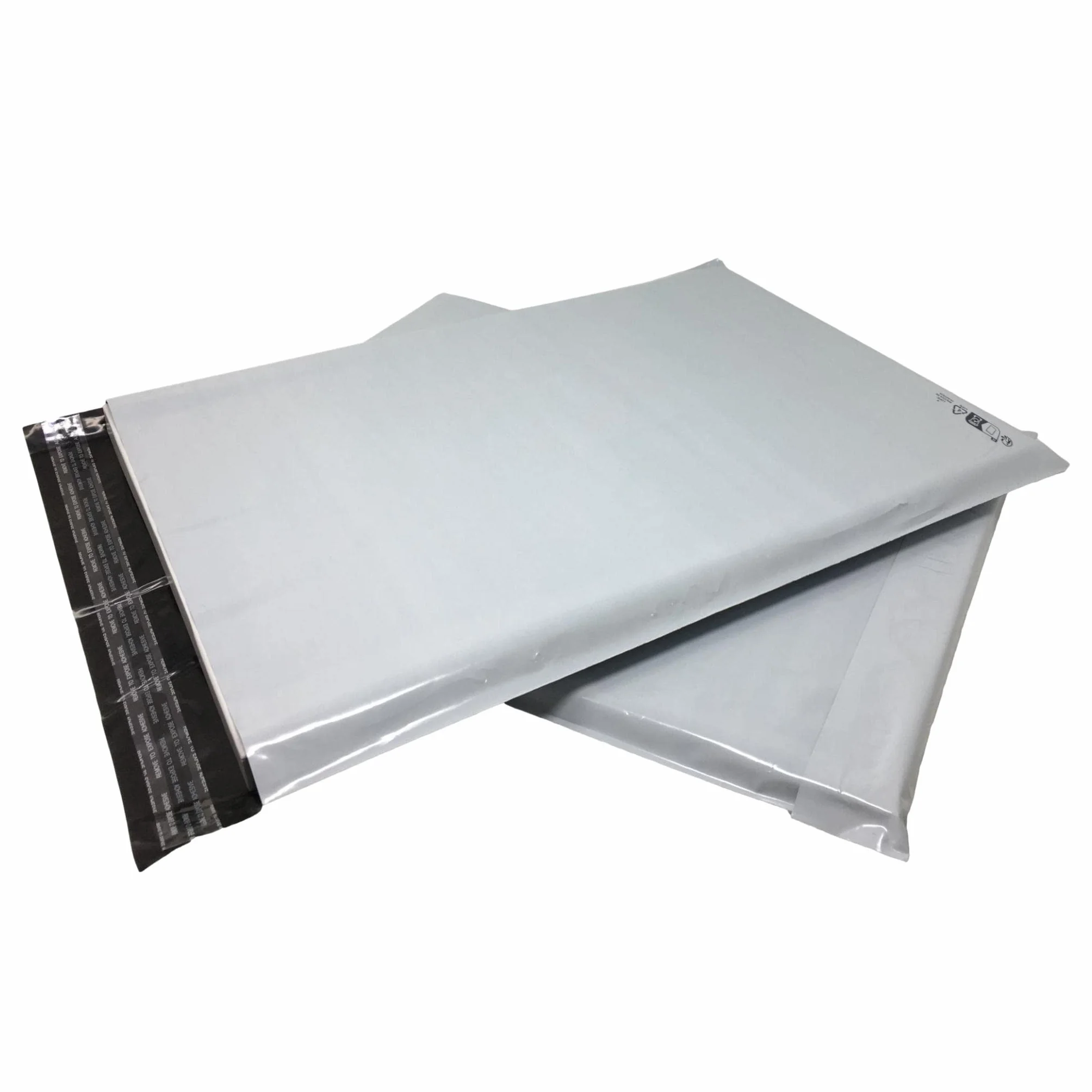 Lot de 50 Enveloppes plastique blanches opaques A3 350 x 450 mm,pochettes d'expédition 35x45 cm 60 microns. Enveloppe fine 22g haute résistance, légère, solide, inviolable et imperméable.