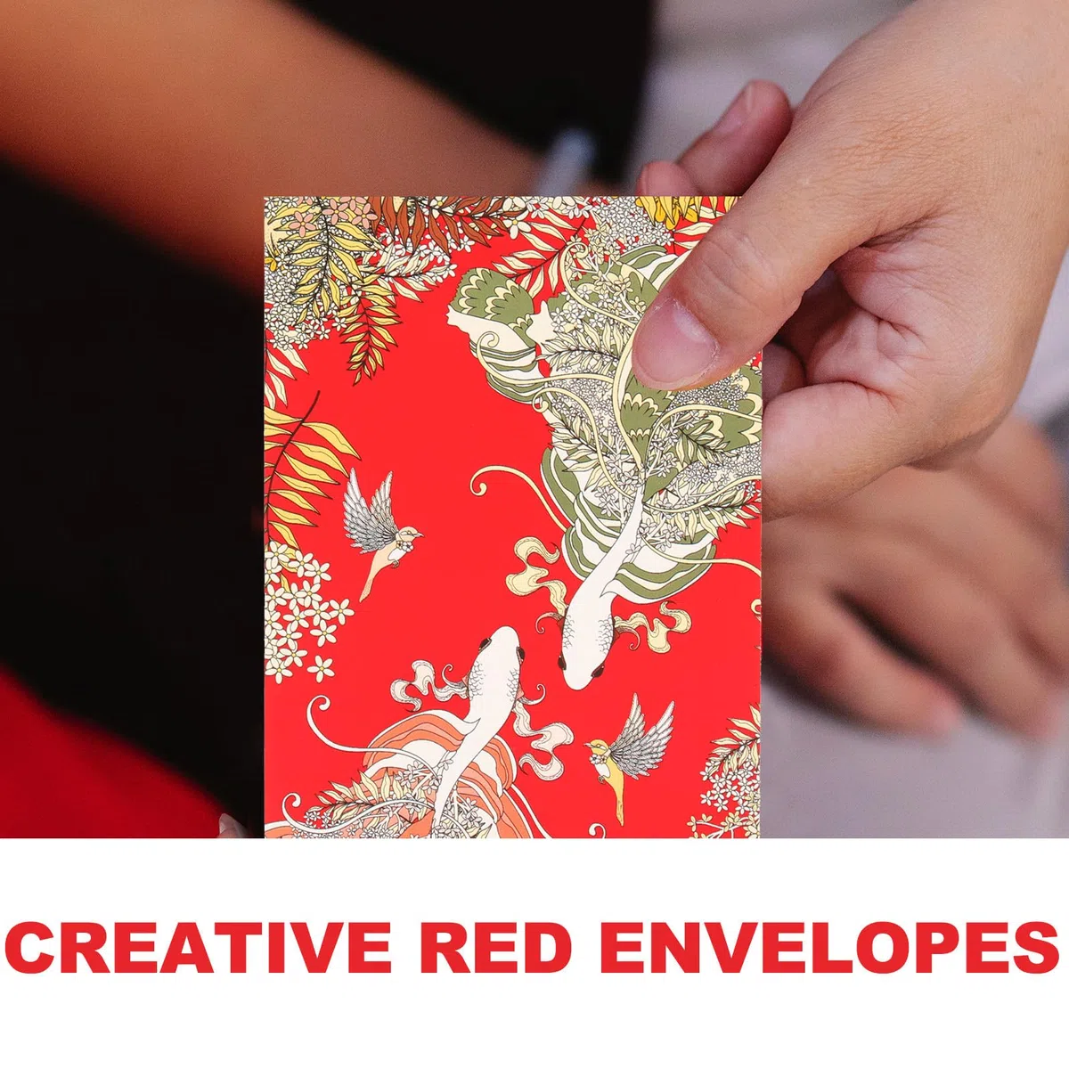 Pochettes Rouges Japonaises pour Argenté, Lot de 20 Enveloppes en Papier, pour Cérémonies de Mariage et Événements Nouvel An