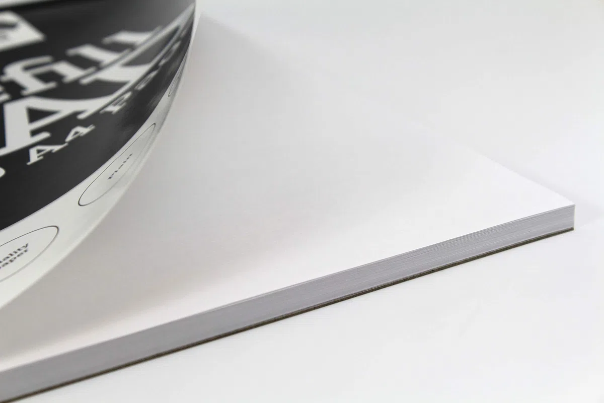 Silvine Bloc-notes de 160 pages A4 relié, 4 perforations Uni 6 Pack Noir