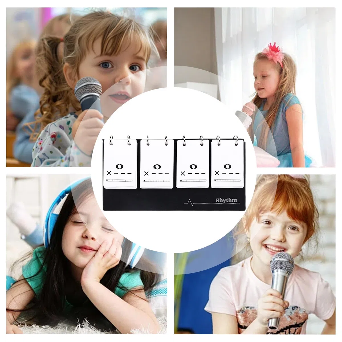 Cartes Flash Musicales pour Piano,Cartes Flash Musicales,Note Carte de formation Cartes flash de rythme | Accessoires d'enseignement de la musique, carte de pratique du rythme, carte d'apprentissage d