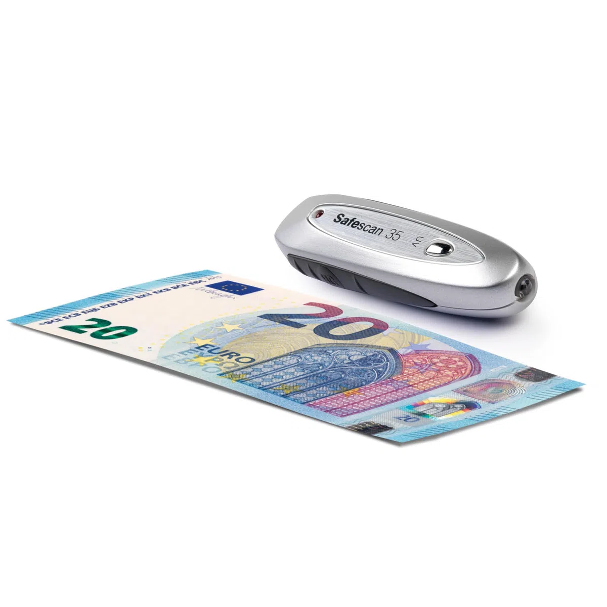 Safescan 35 détecteur de faux billets portable afin de vérifier les billets, cartes bancaires et ID - Détecteur UV pour les nouveaux billets - Détecteur lampe UV - Vérificateur UV
