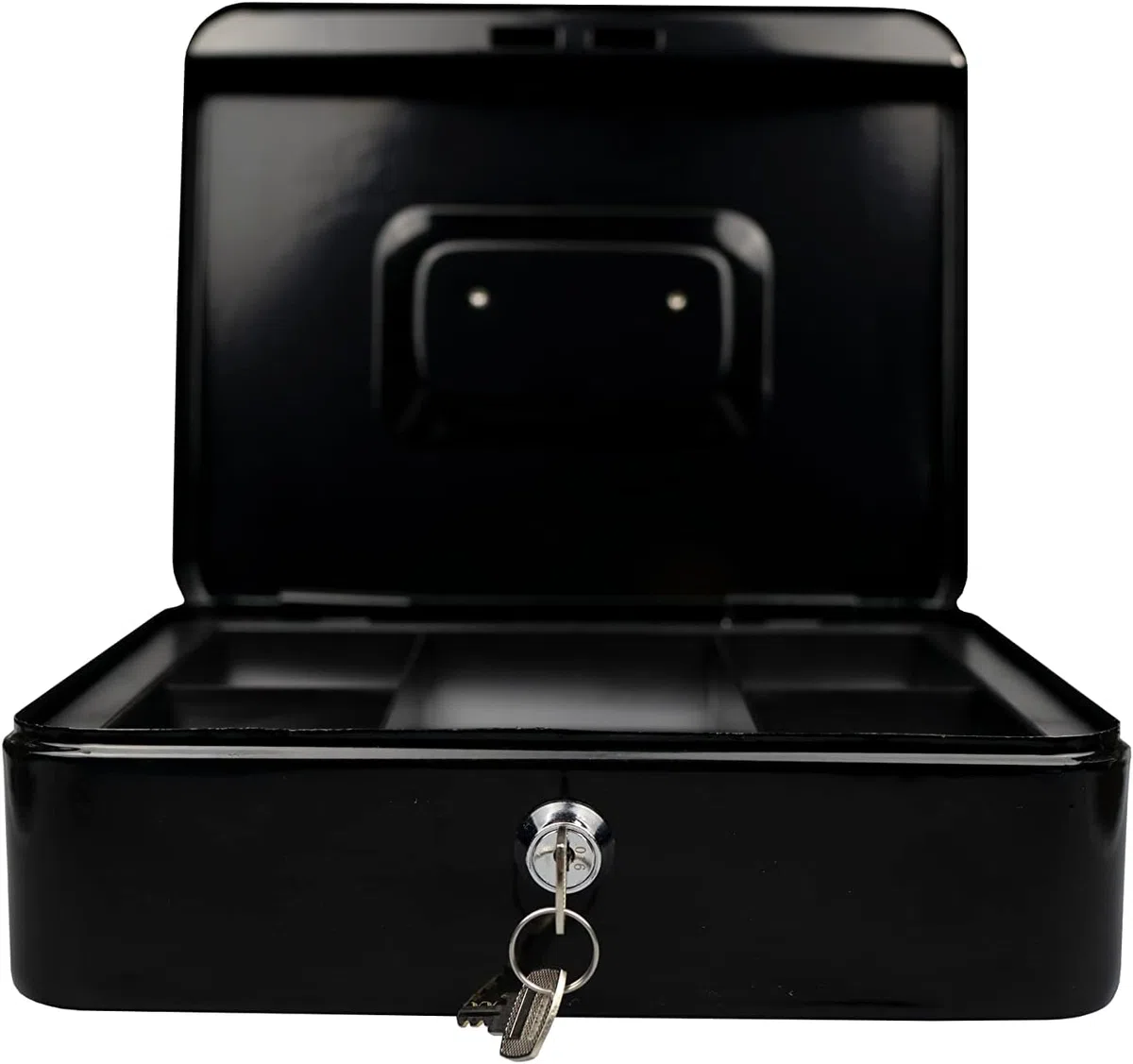 Hyfive 6" Acier Noir Argent Petite caisse de sécurité porte-clés de sécurité avec bac &
