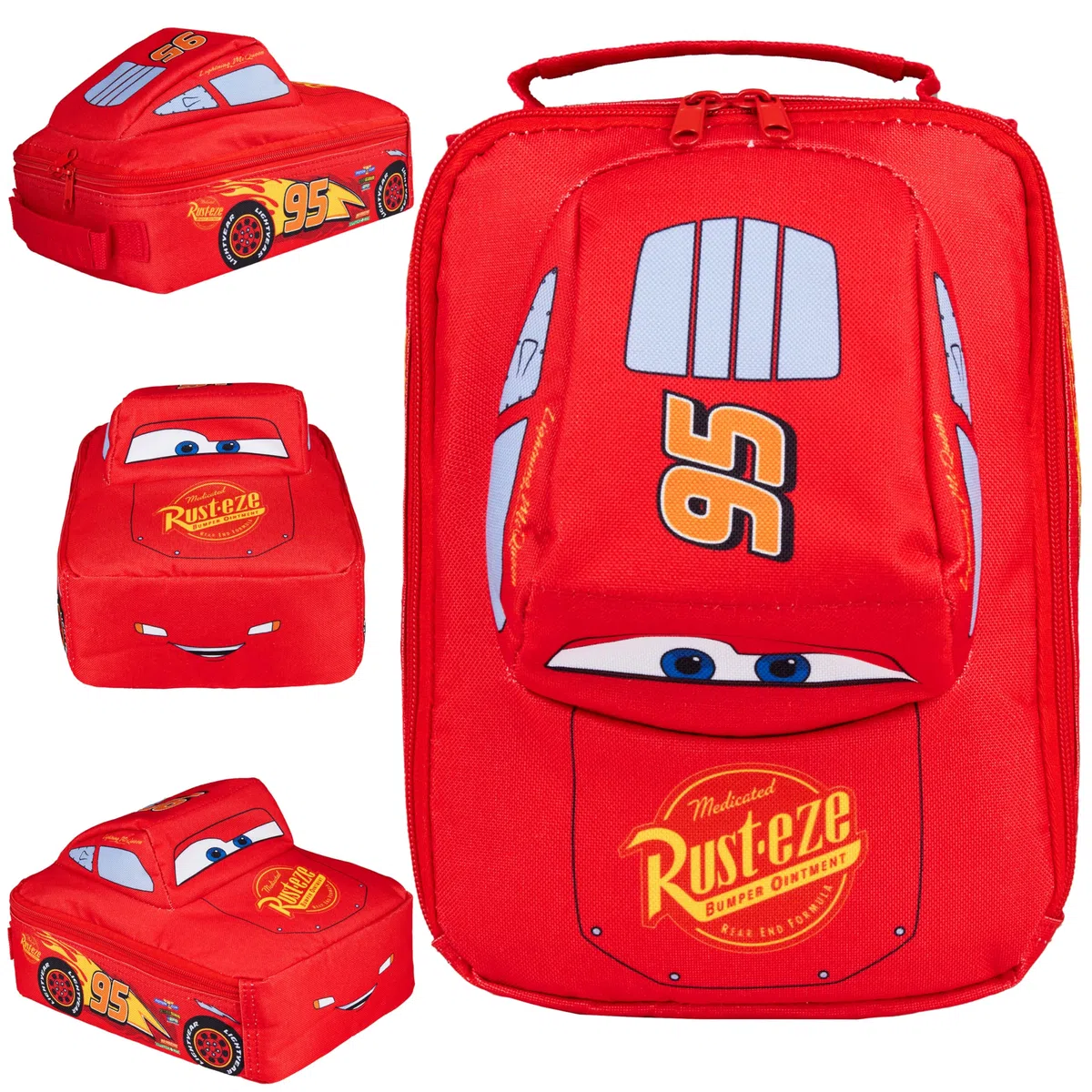 Disney Cars Sac Isotherme Repas Enfant Lightning McQueen Sac Déjeuner Isotherme pour Boite Pique Nique Enfant Lunch Box École Vacances