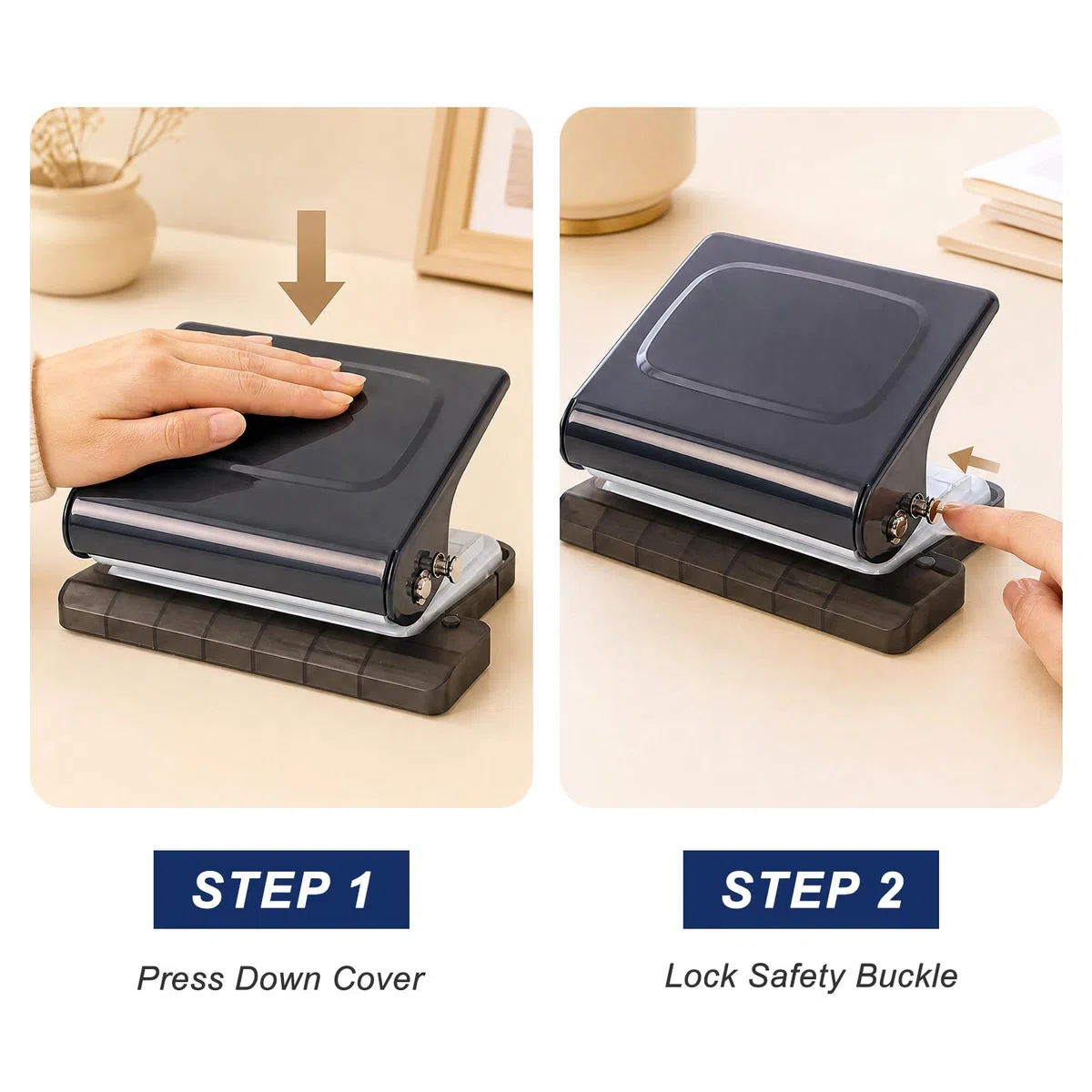 Machine a Relier 10 Trous,Mini Perforatrice à 6 Trous,Relieuse 10 Trous pour agendas,pour planificateur, A4-30 trous, A5-20 trous, B5 26 trous