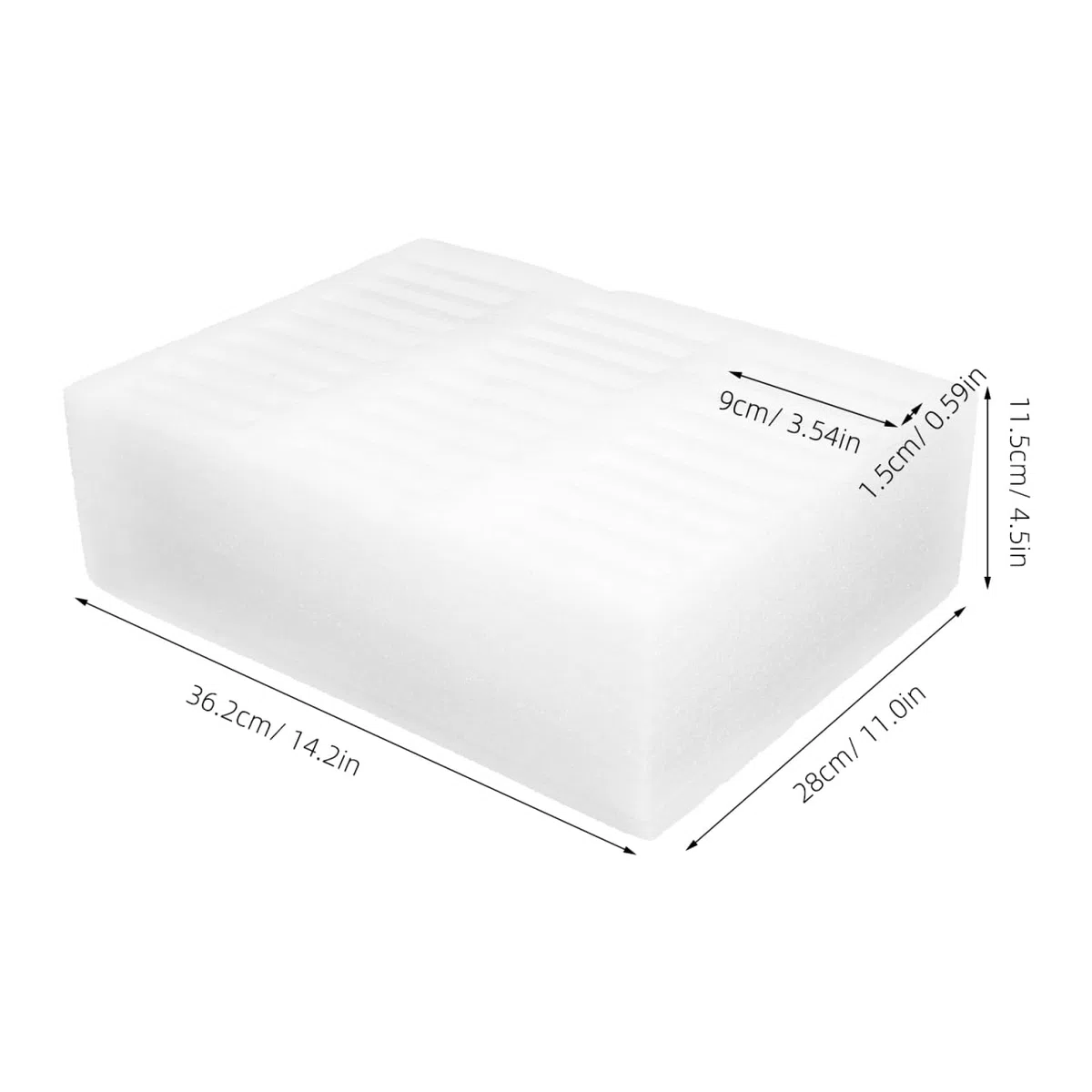 TEHAUX Mousse de Rangement pour Téléphone Portable (X Emplacements), Organisateur Multi-Mobiles en Mousse EPE Antichoc, Boîte de Rangement pour Classe, Bureau et Réunions (Blanc)