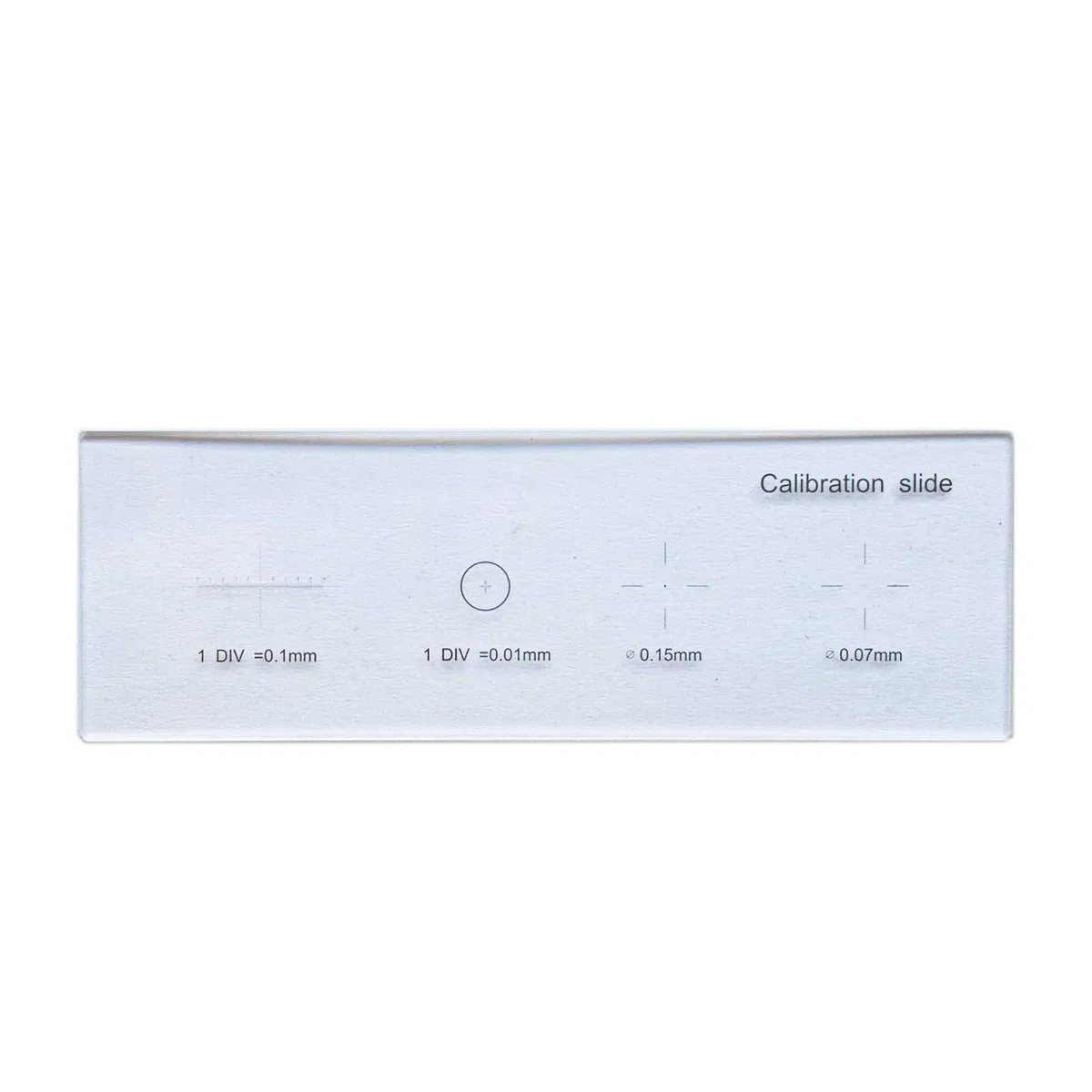 MUHWA Micromètre de Scène Croix 0,01 mm + Points d'Étalonnage pour Microscope de Laboratoire