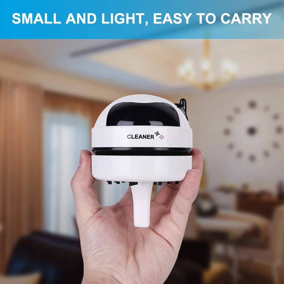 Mini Aspirateur de Table, USB Rechargeable Aspirateur de Bureau Poussière, Portable Mini Aspirateur de Bureau pour Table Bureau Coussin Voiture Clavier, Ramasse Miette, Cadeaux pour Les Enfants