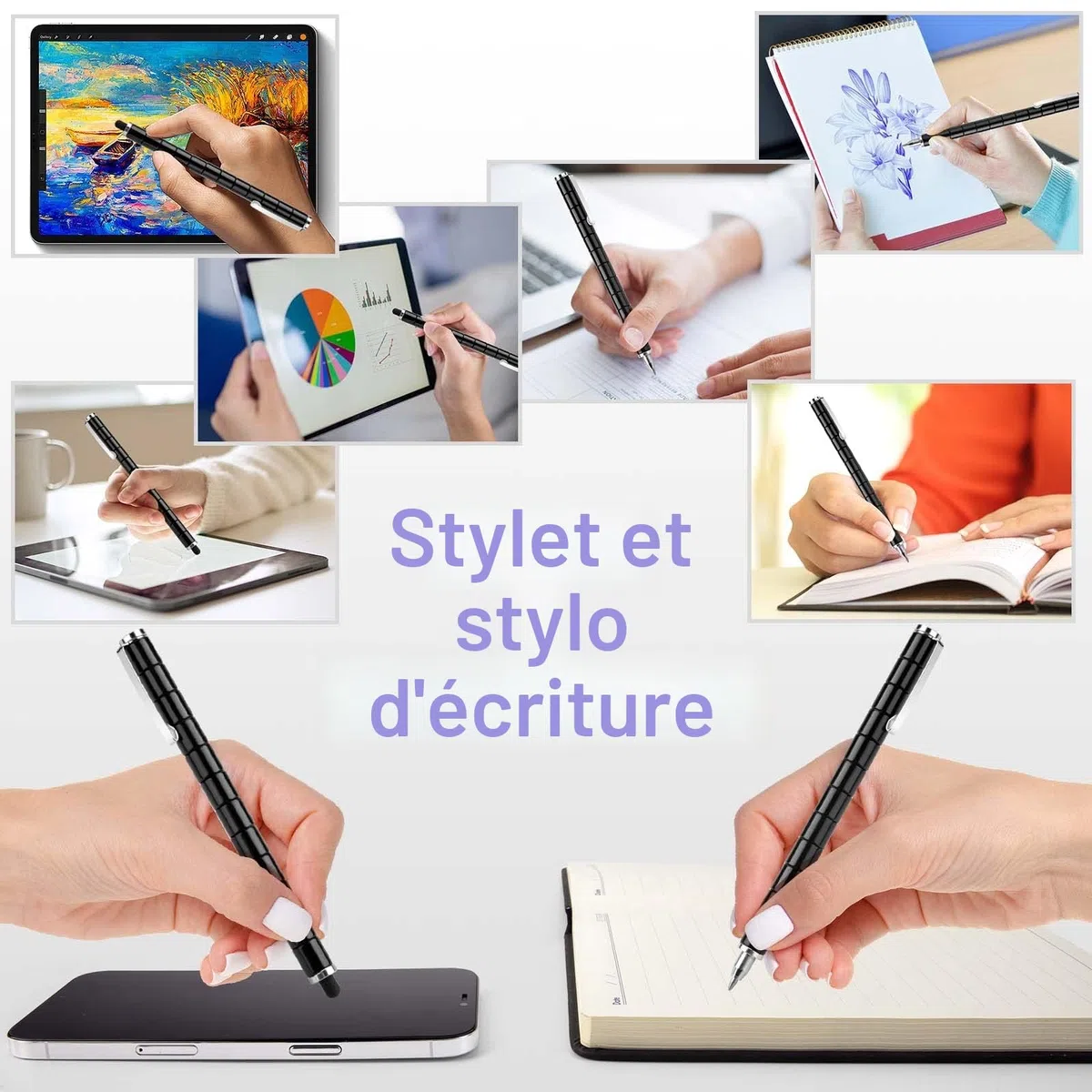 Tigerhu Stylo Magnétique, Stylomagnet à Bille, Strato Pen, Fidget Pen, Créatif Drôle, Aimanté - Cadeau de Fête des Pères