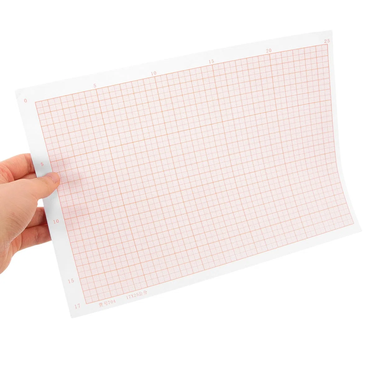 SHINEOFI Papier Millimétré A4 Rose, 100 Feuilles Multifonctionnelles pour Dessin Coordonné, pour Élèves et Calculs Précis Surface Facile à Écrire